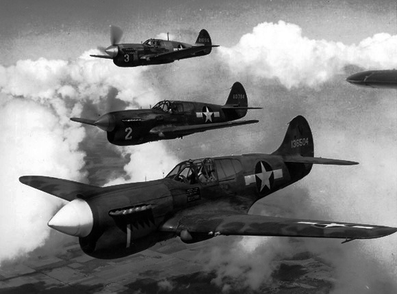 Formation of P-40s