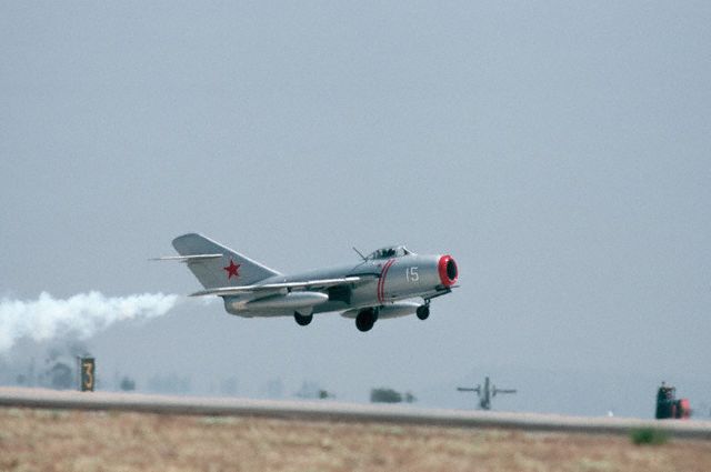 MiG-15 taking off