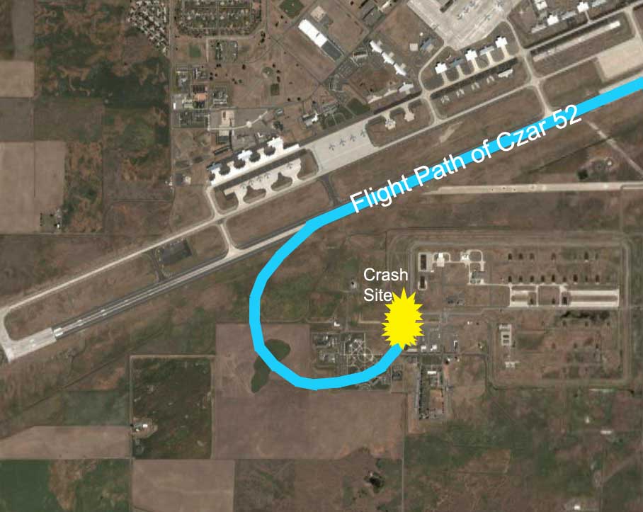 B 52 crash at fairchild air force base   youtube