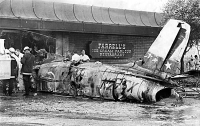 Farrell's Ice Cream Parlor Jet Crash Site of 1972 in Sacramento 