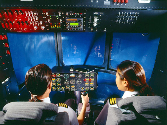 Aeros 40B gondola and controls