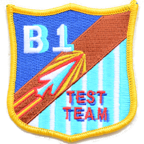 B-1 Test Team patch