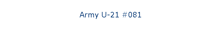 Army U-21 #081