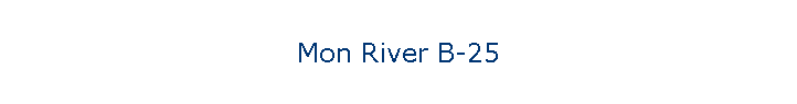 Mon River B-25