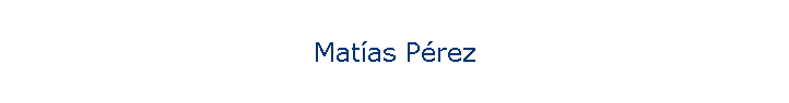 Matas Prez